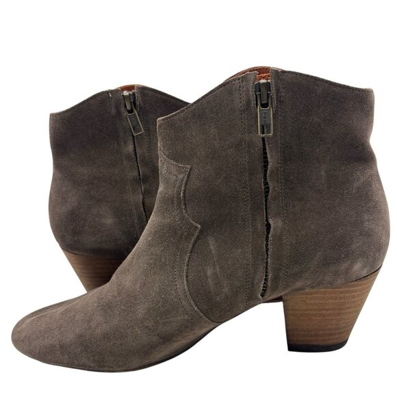 Isabel Marant Dicker Ankle Boots Booties Sz 40 US 10 - Picture 1 of 13